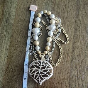 Jessica Simpson Stretch Bracelet Gold and Silver